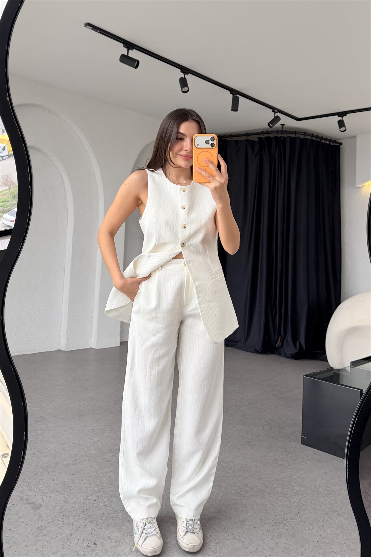 Marina Çizgili Premium Pantolon