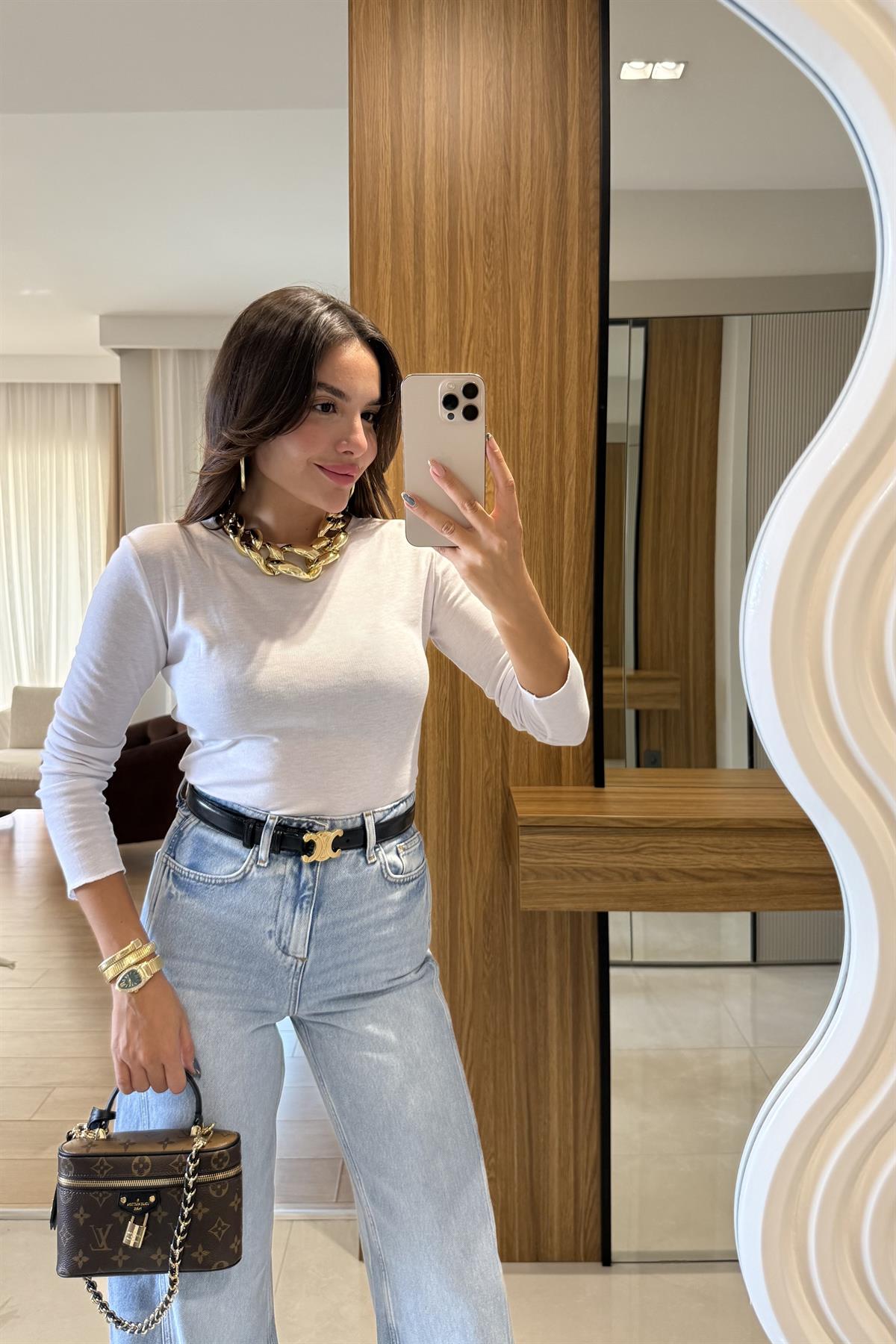 Martin Beyaz Sonsuz Kumaş Basic Body 