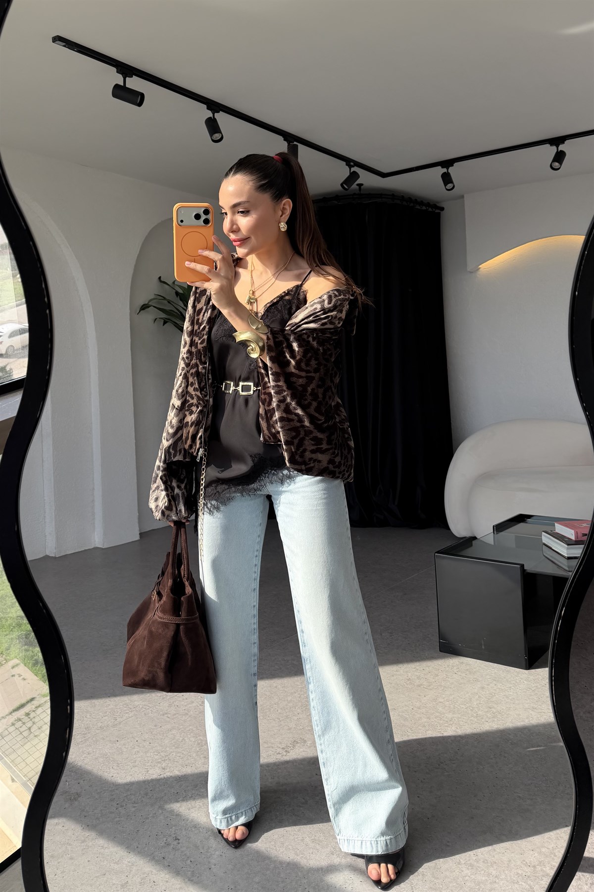 Mencia Lightblue Yüksek Bel Jean