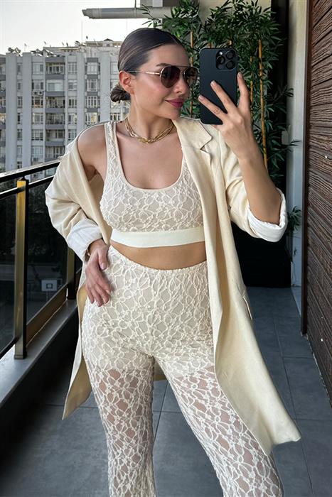 Merrit Dantelli Pantolon