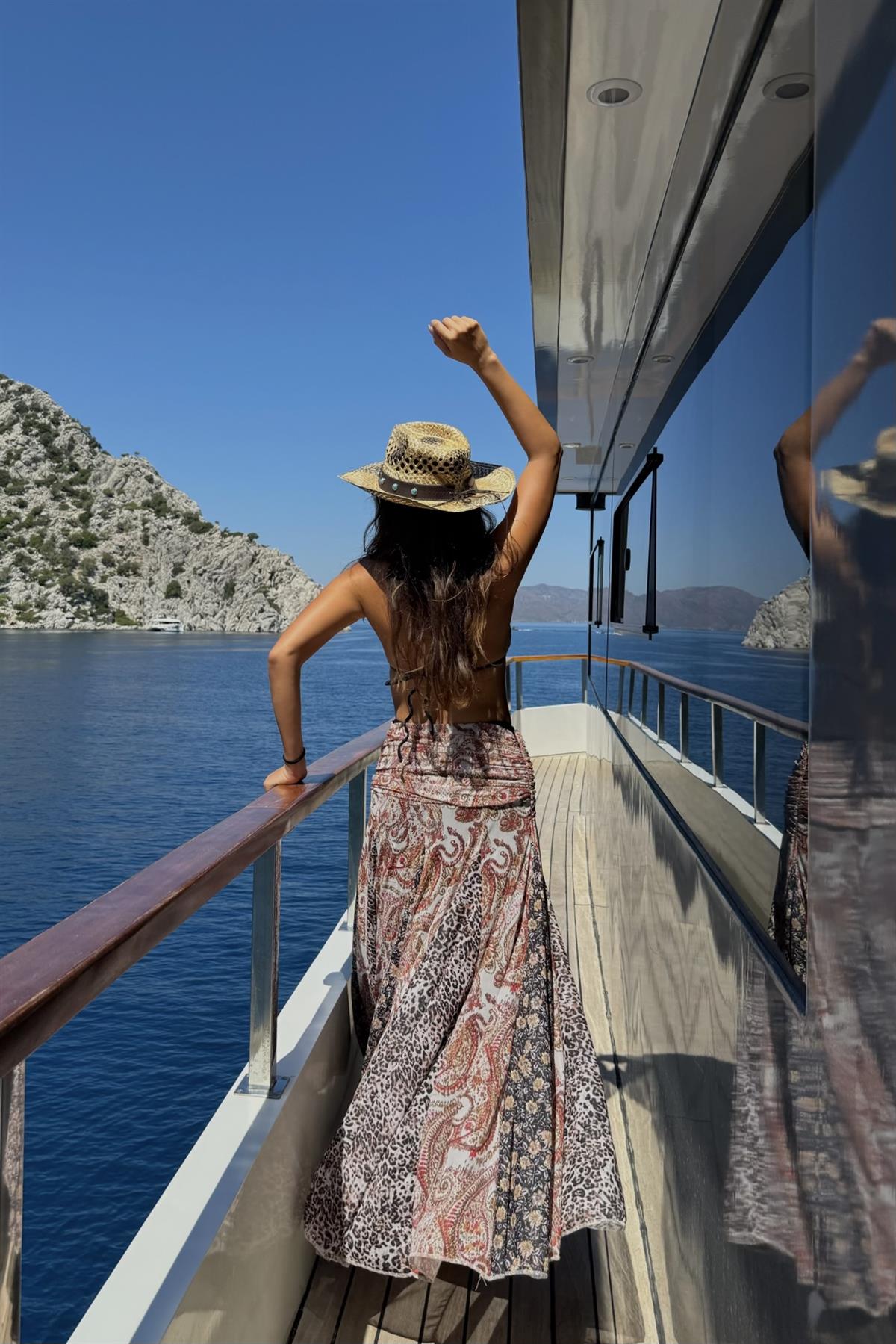 Meksico Etnik Bohem Uçuş Etek