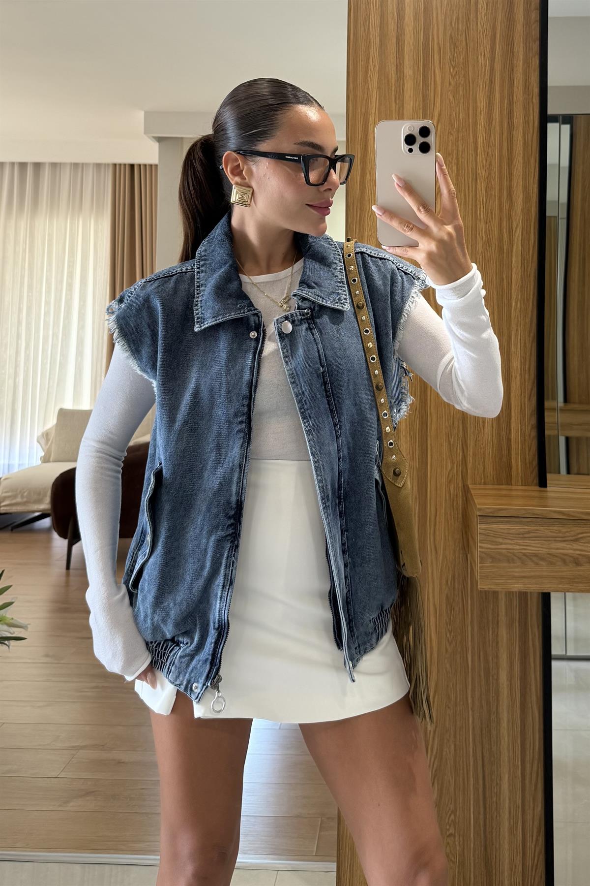 Milcy Beyaz Uzun Kollu Düz Body