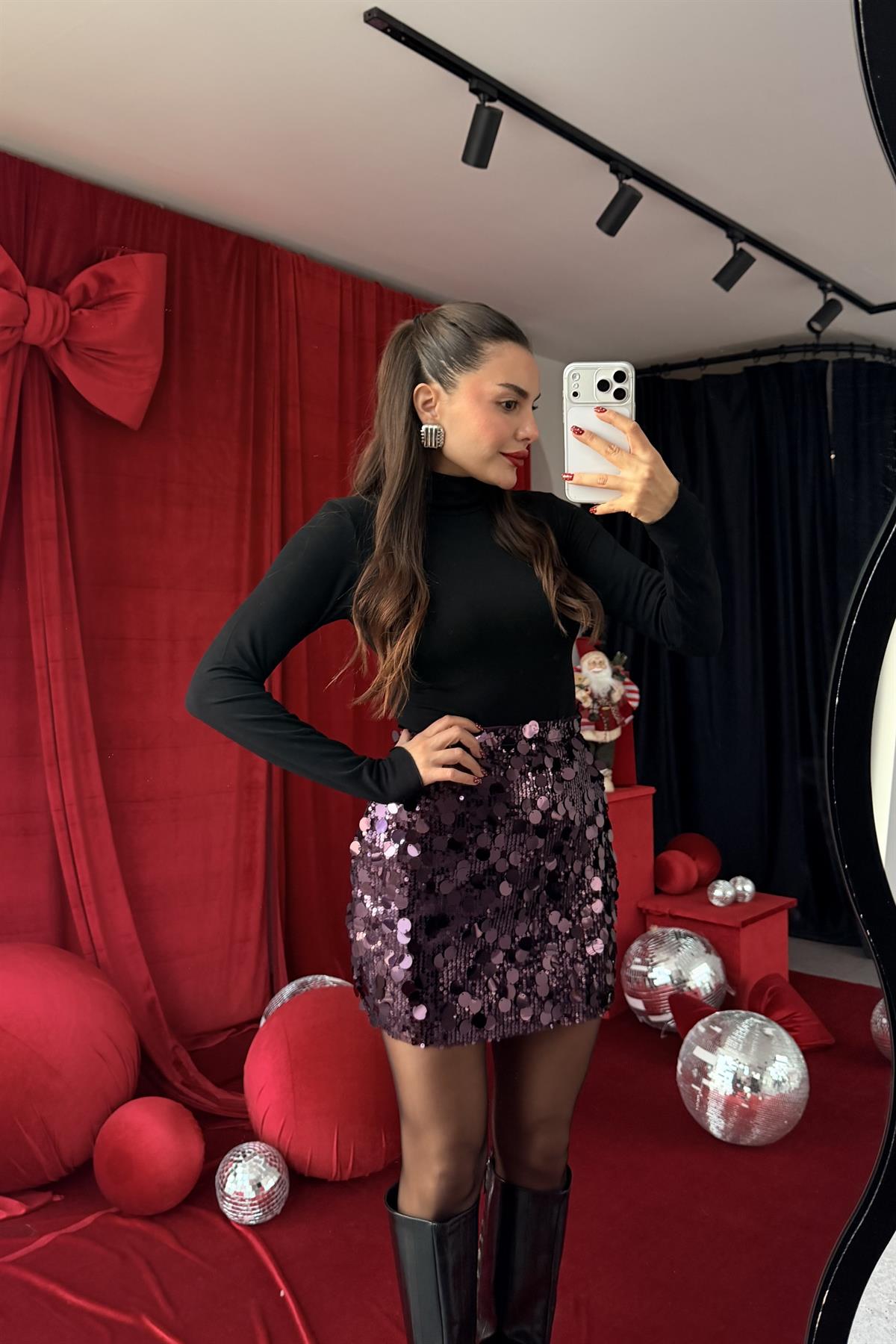 Milla Mor Mini Payet Etek