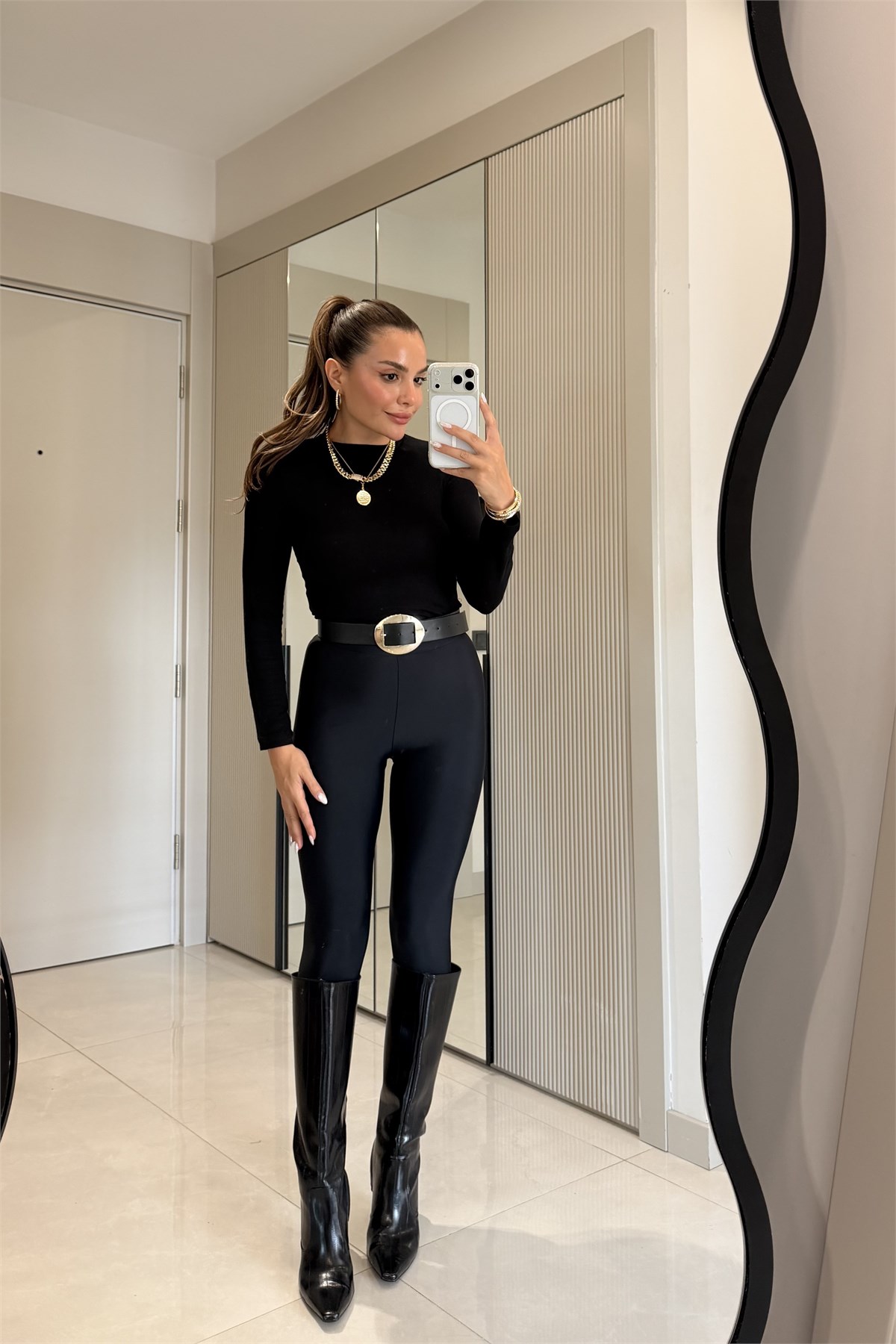 Mirage Siyah Basic Slim Body