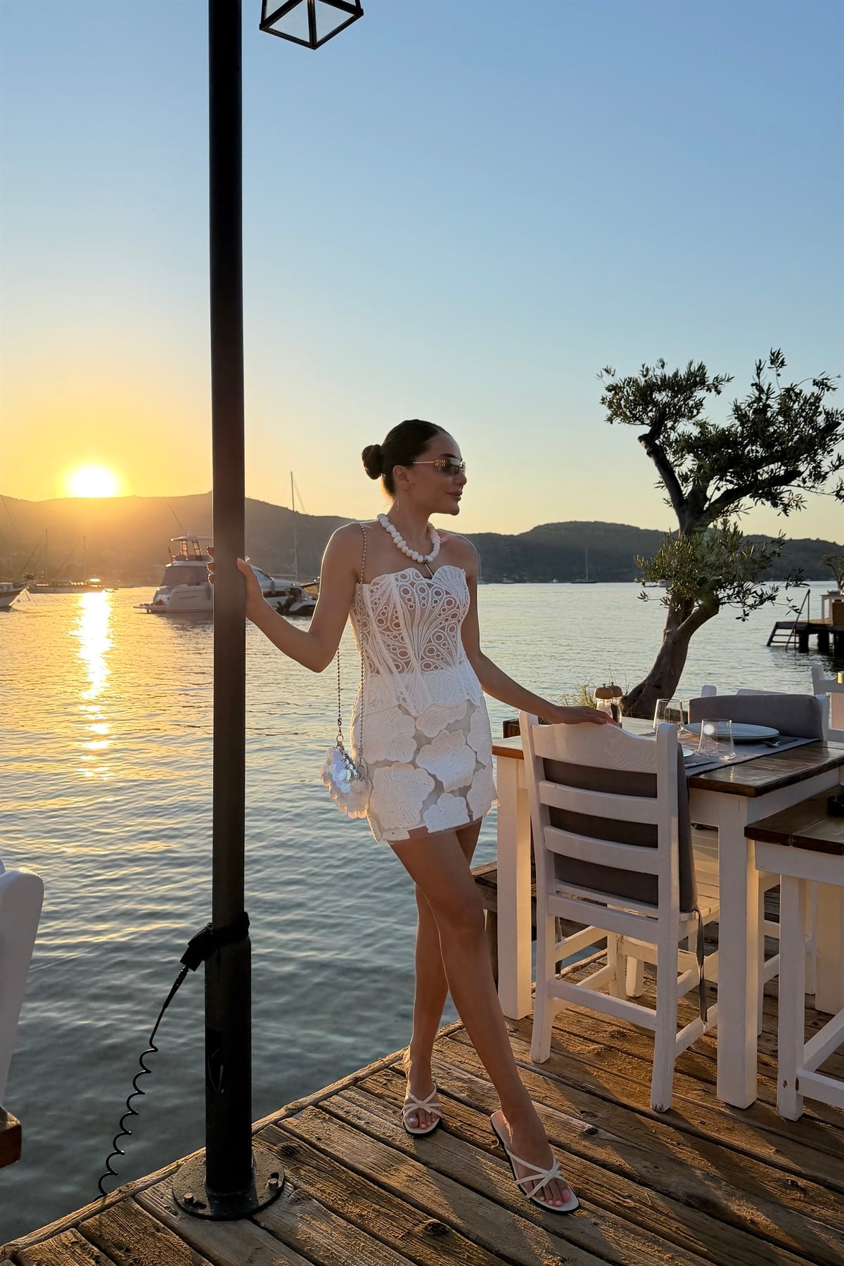 Montana Beyaz İthal Transparan Korse