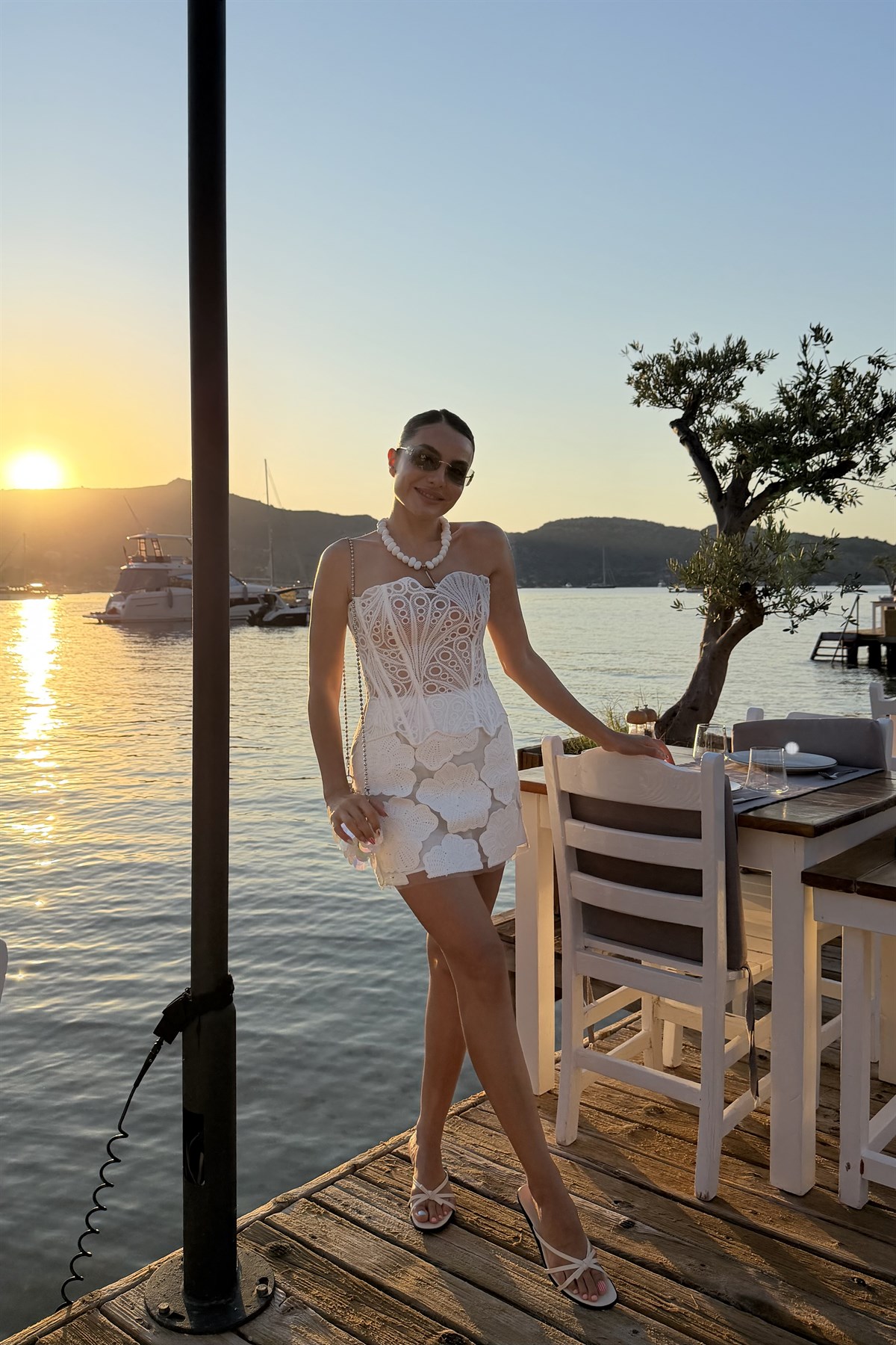 Montana Beyaz İthal Transparan Korse