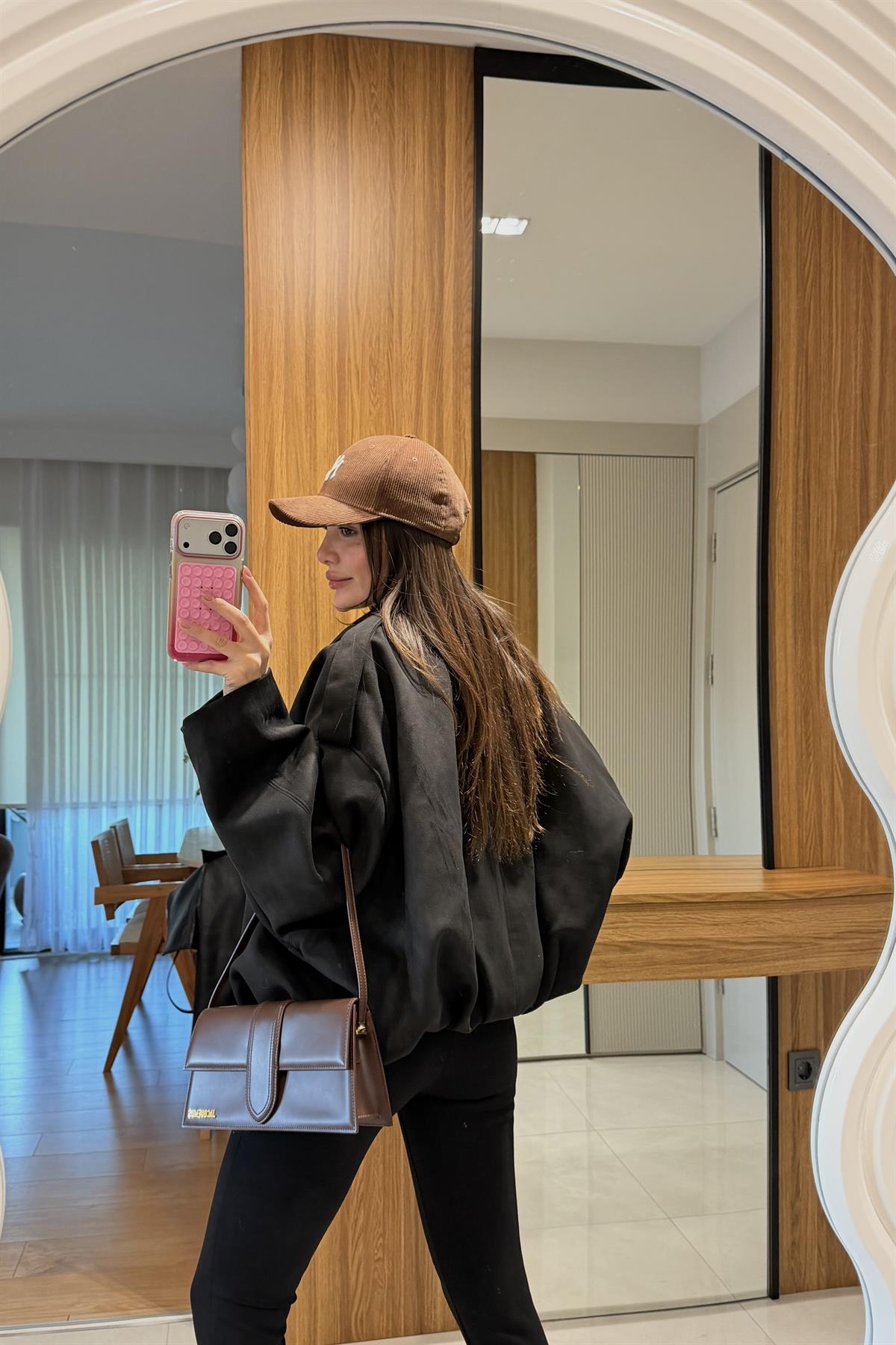 Moreno Siyah Bomber Süet Ceket