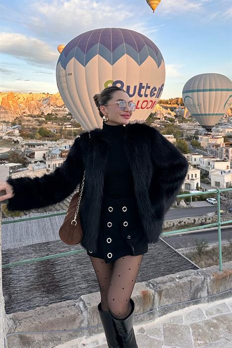 Moya Aksesuarlı Şort Etek