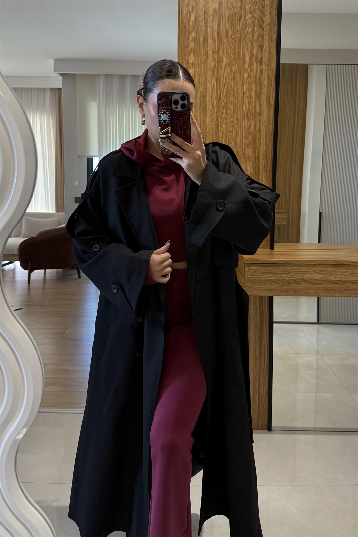 Nien Siyah Poliviskon Trenç 