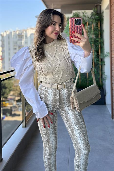 Nona Kolları Gömlekli Kazak