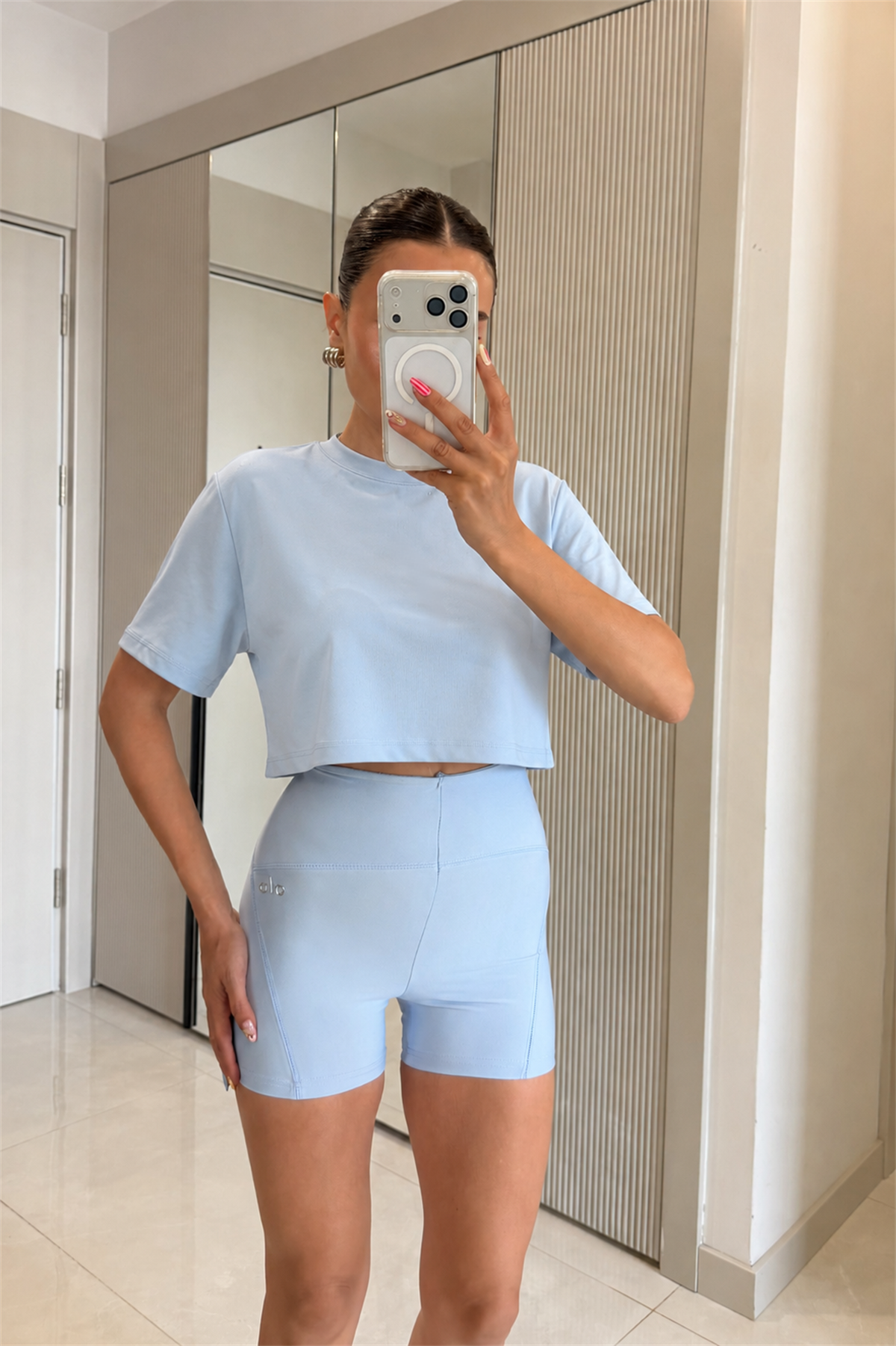 Ola Mavi Marka Model Spor Tshirt