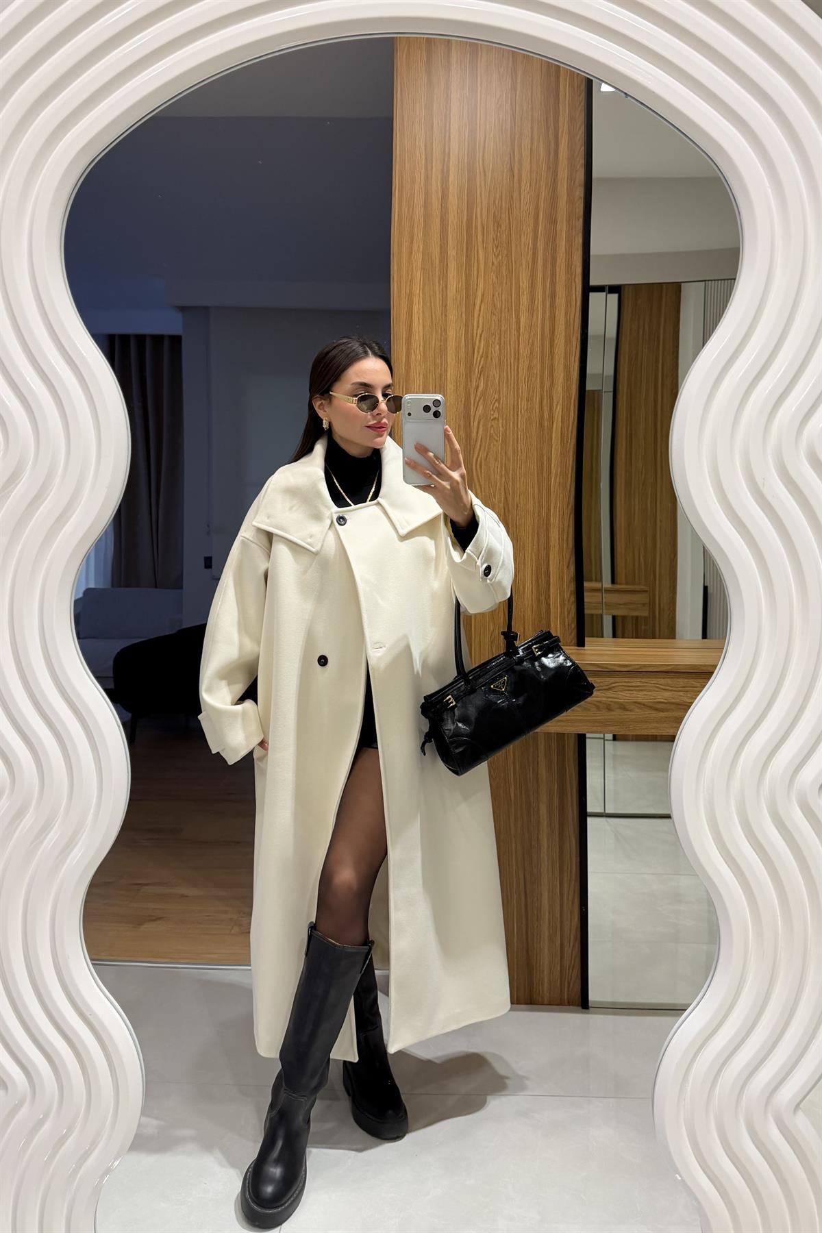 Oliva Ekru Premium Kaban