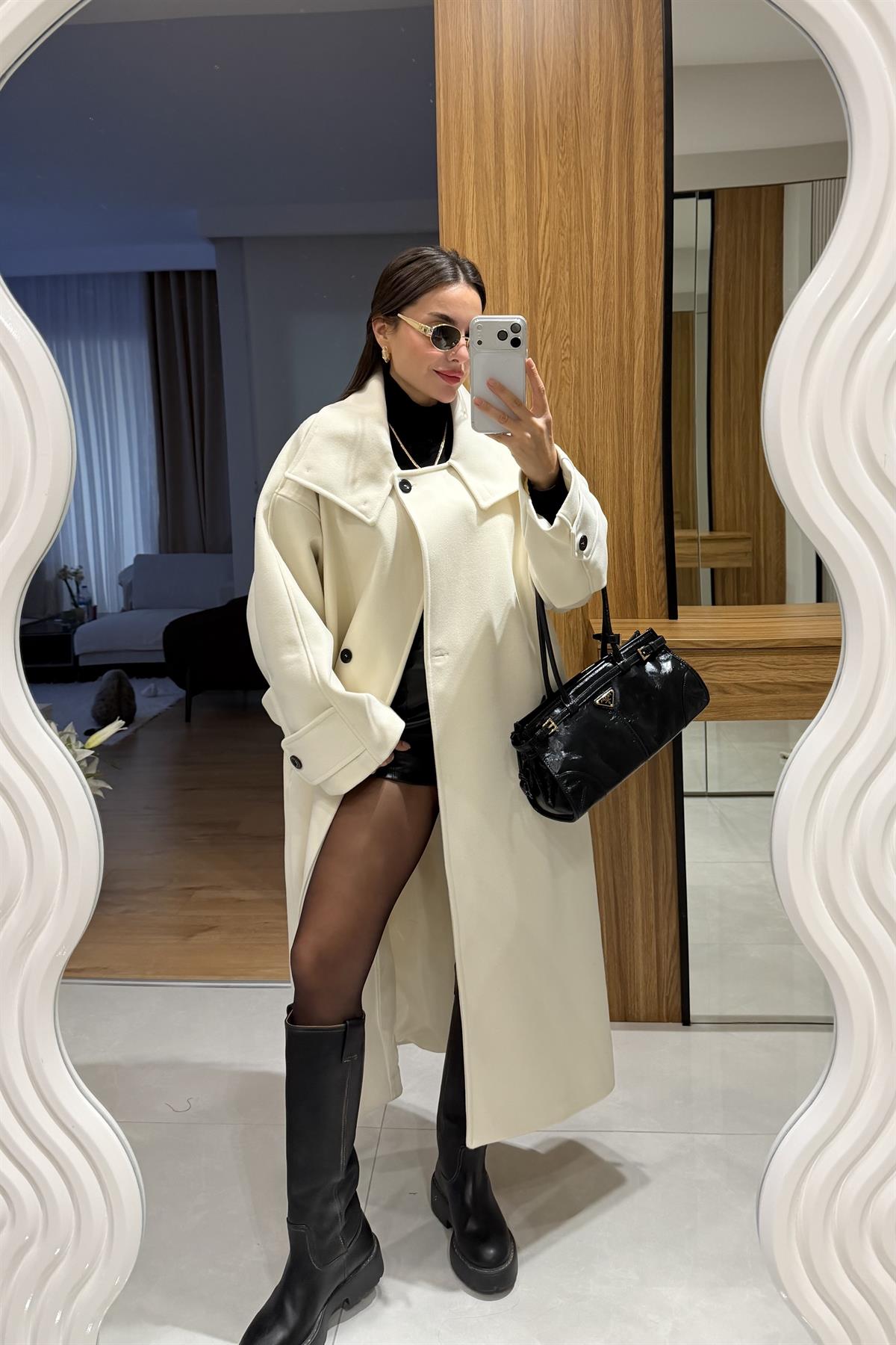 Oliva Ekru Premium Kaban