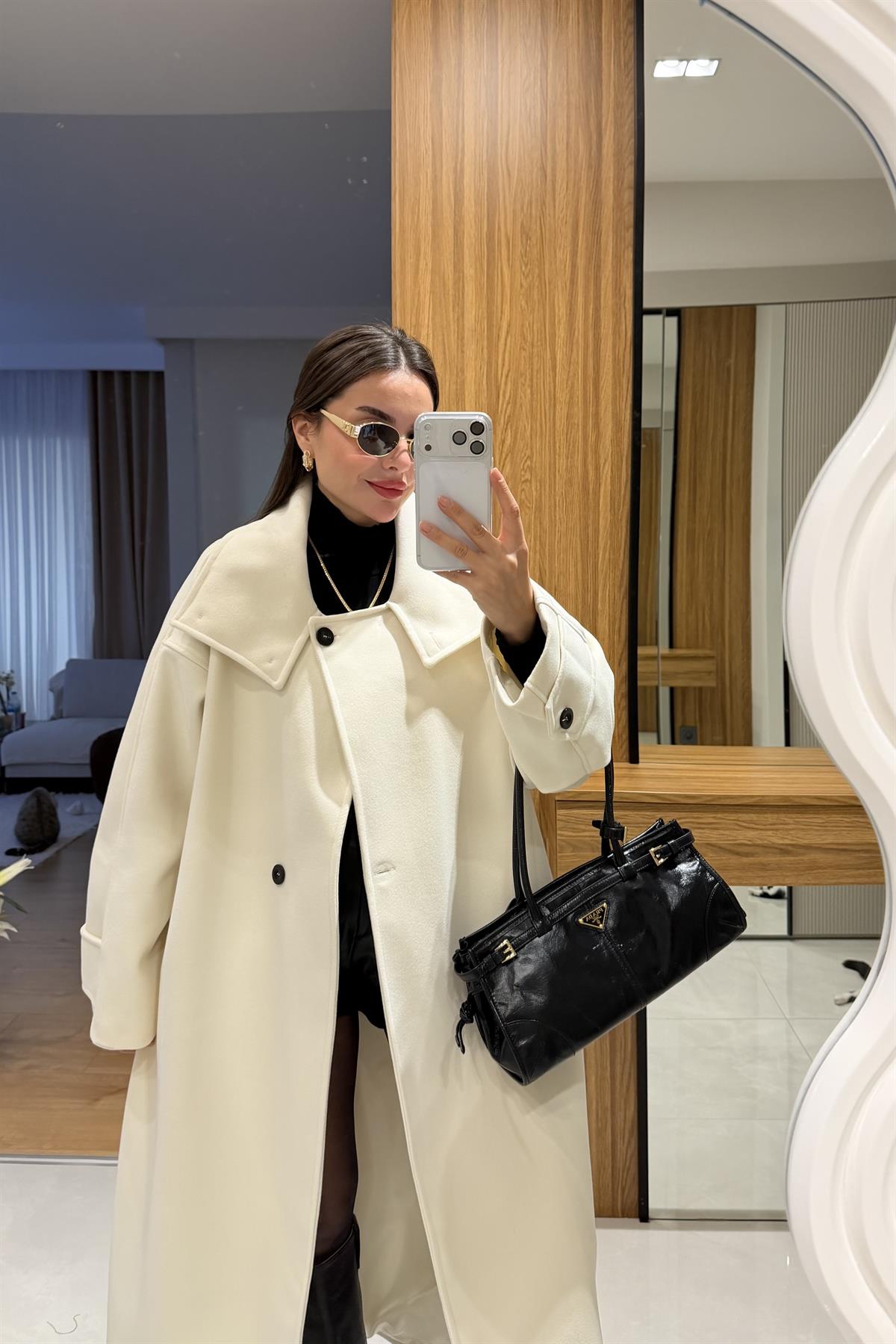 Oliva Ekru Premium Kaban