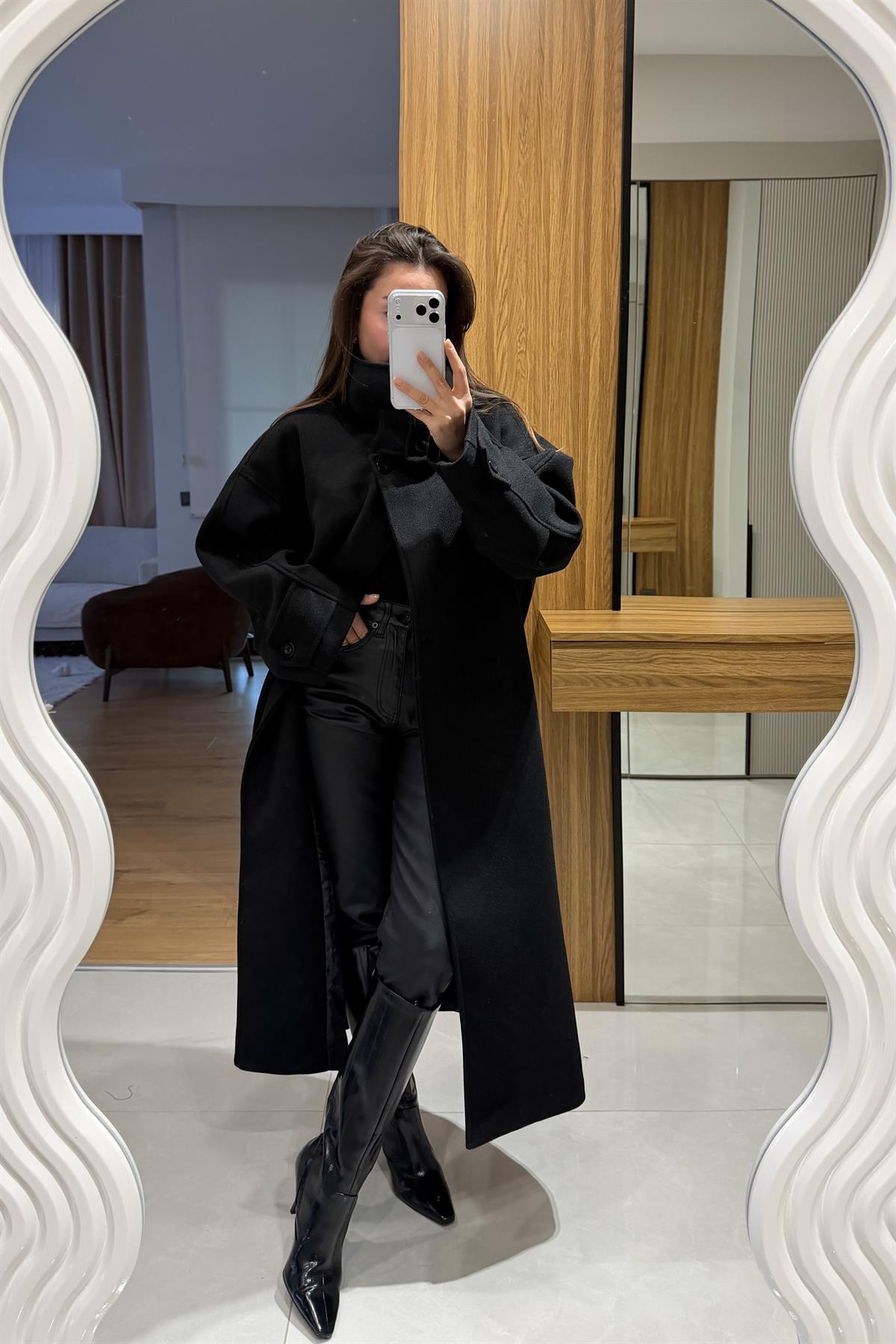 Oliva Siyah Premium Kaban