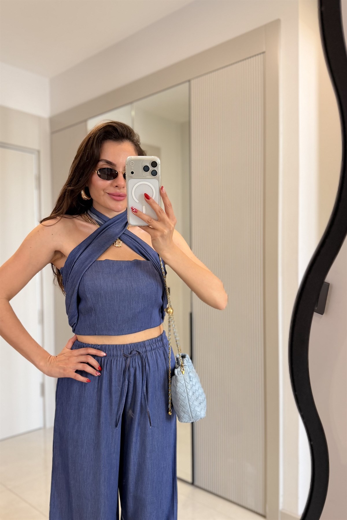 Craft Lightblue Denim Tensel Takım