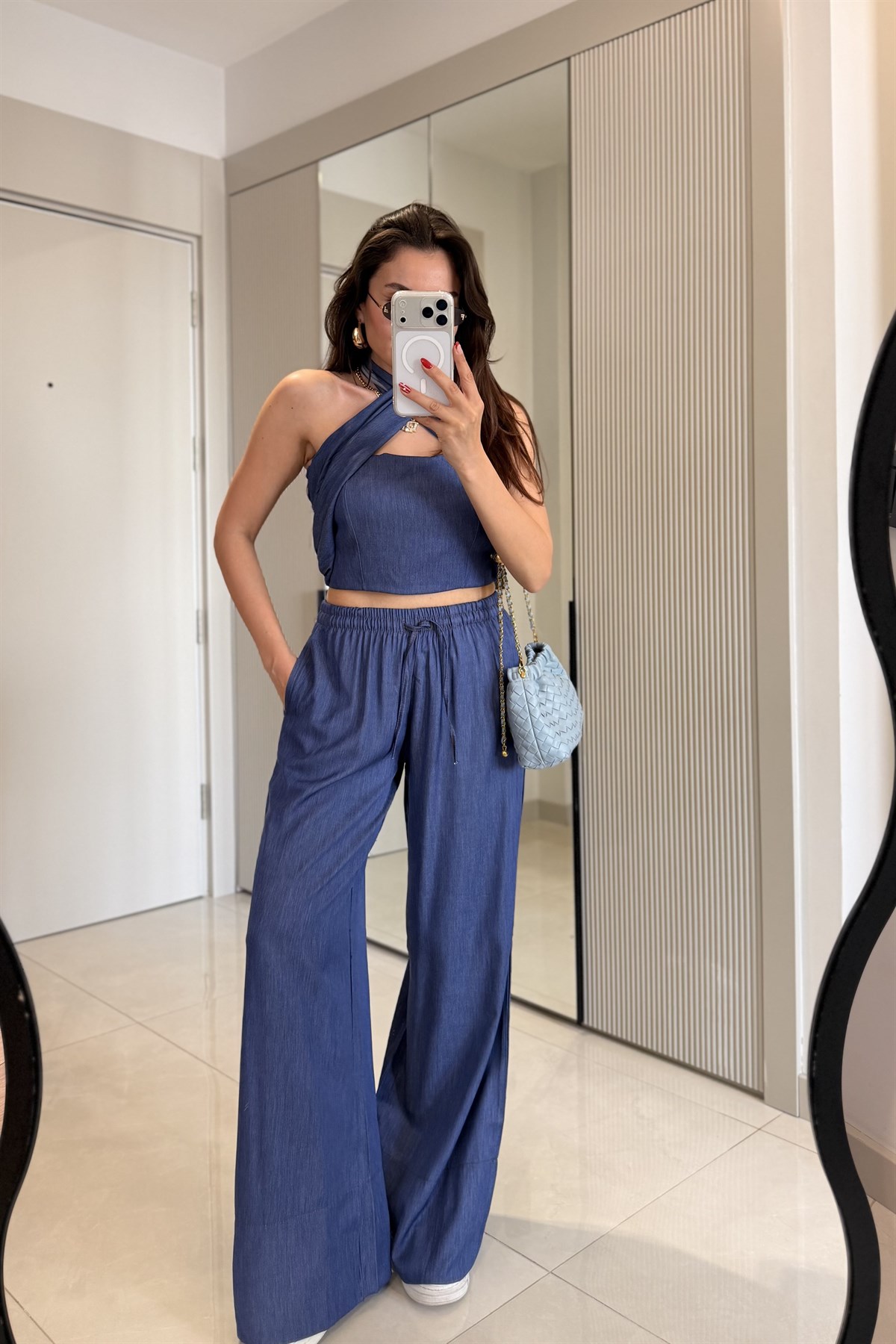 Craft Lightblue Denim Tensel Takım