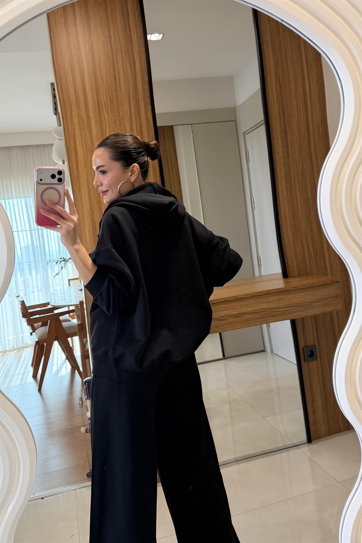 Paris Siyah İkili Eşofman Takımı