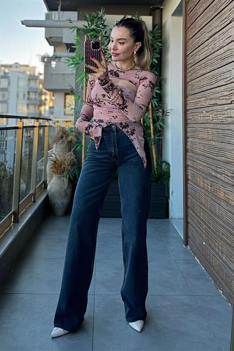 PB Orjinal Koyu Palazzo Jean