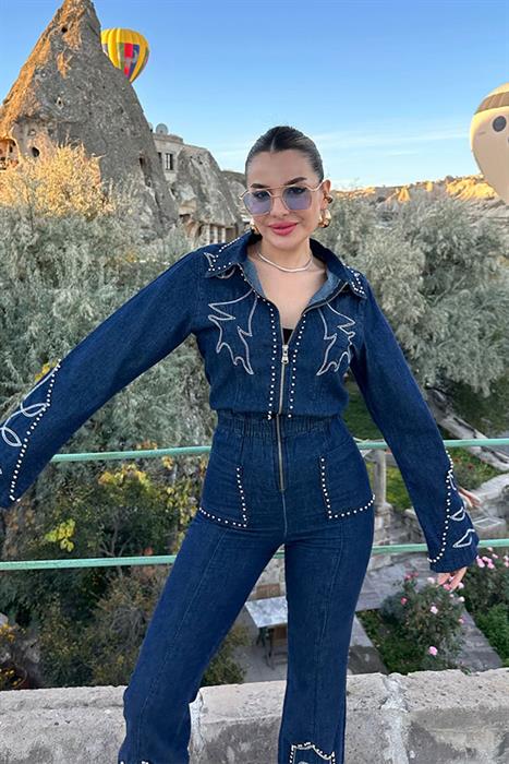 Petro İşlemeli Tasarım Tulum