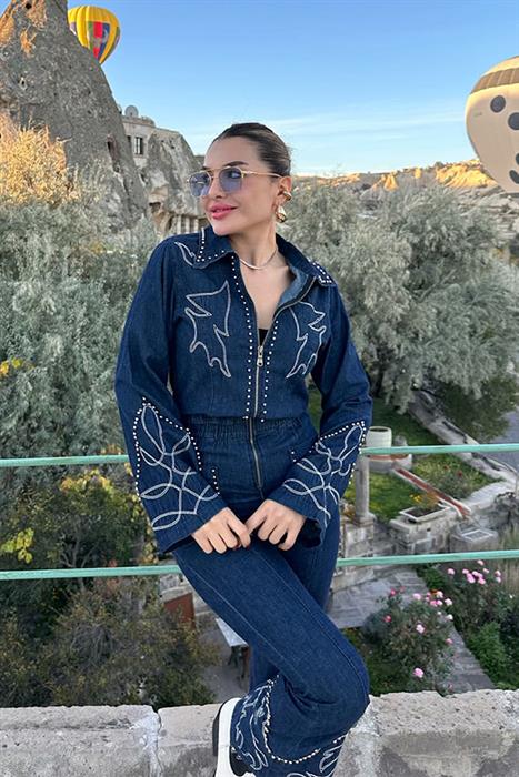 Petro İşlemeli Tasarım Tulum