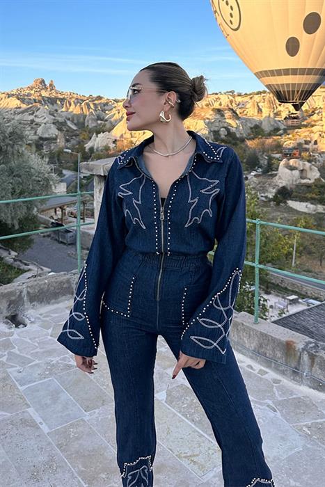 Petro İşlemeli Tasarım Tulum