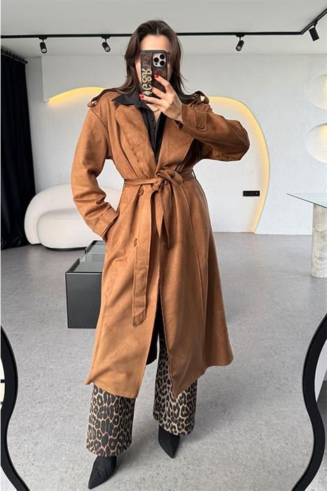 Phalen Taba Süet Trençkot