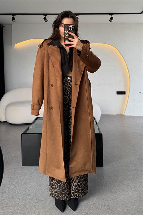 Phalen Taba Süet Trençkot