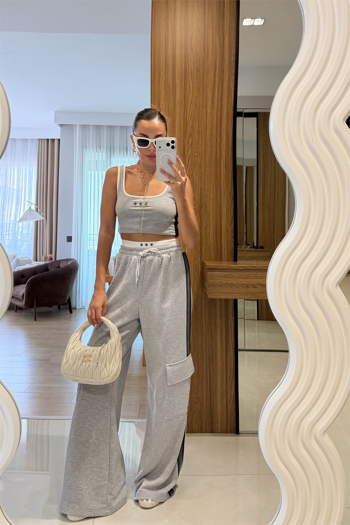 Pierce Yıldız Detaylı Crop 