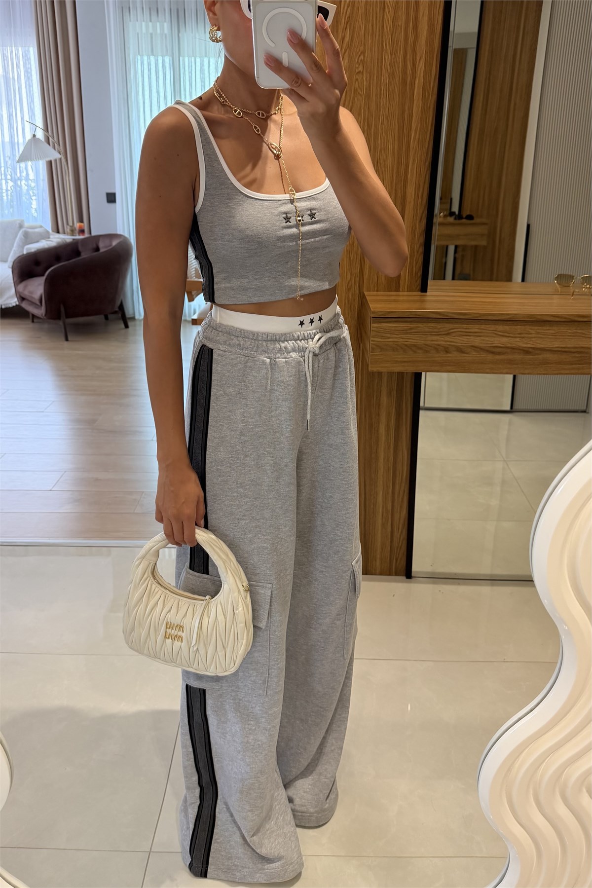 Pierce Yıldız Detaylı Crop 