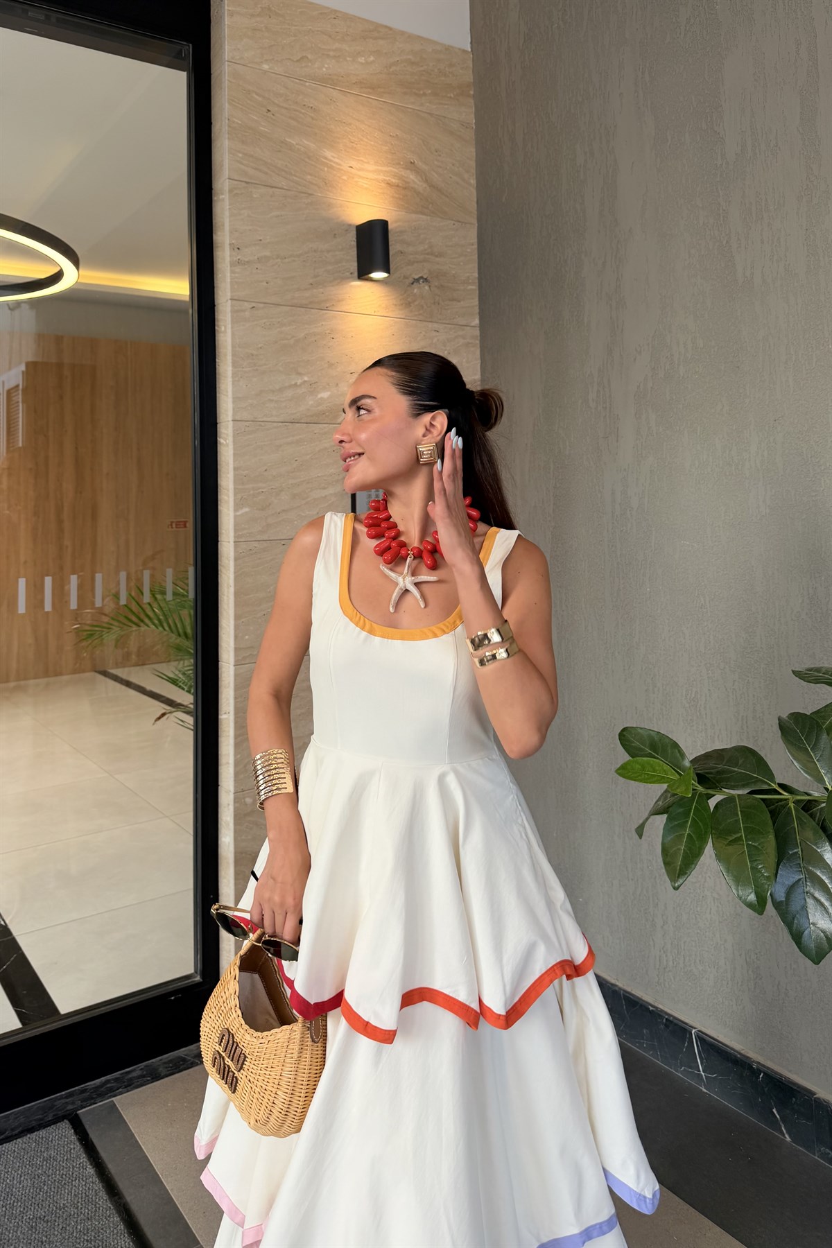 Positano Tasarım Premium  Kat Kat Elbise