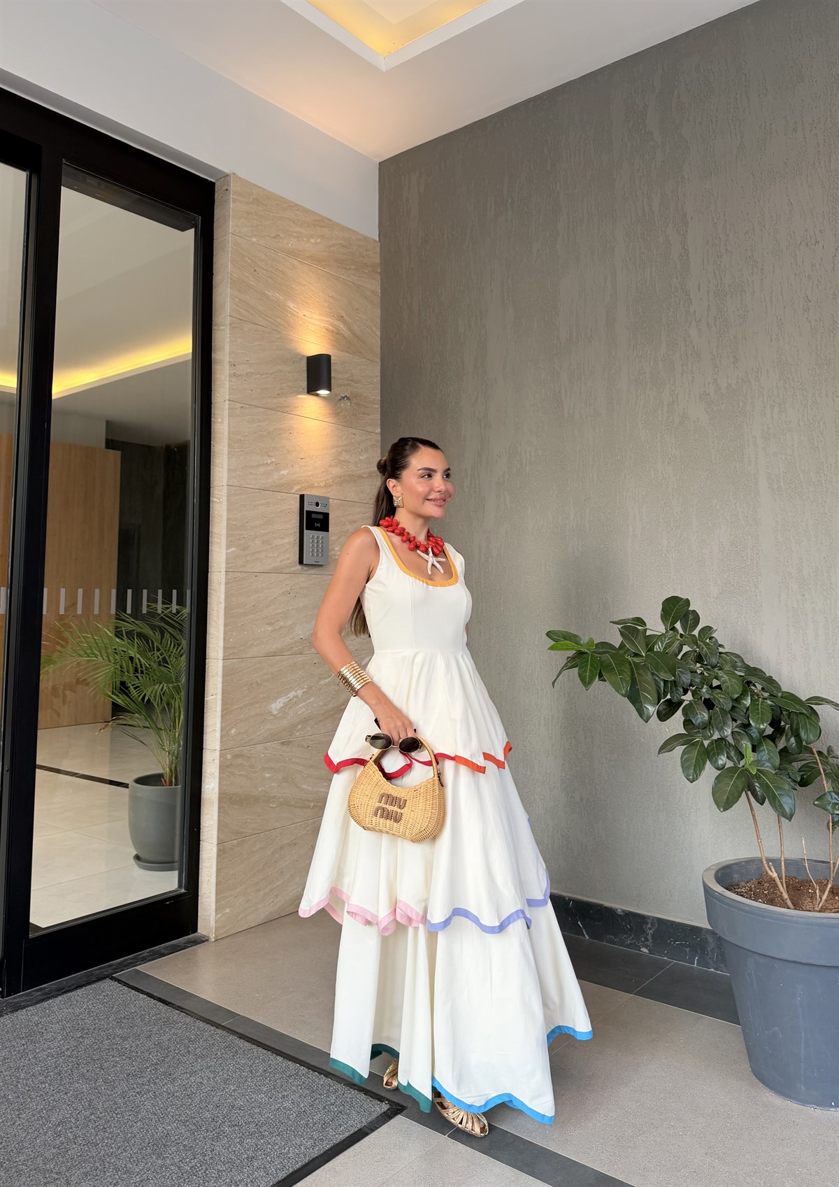 Positano Tasarım Premium  Kat Kat Elbise