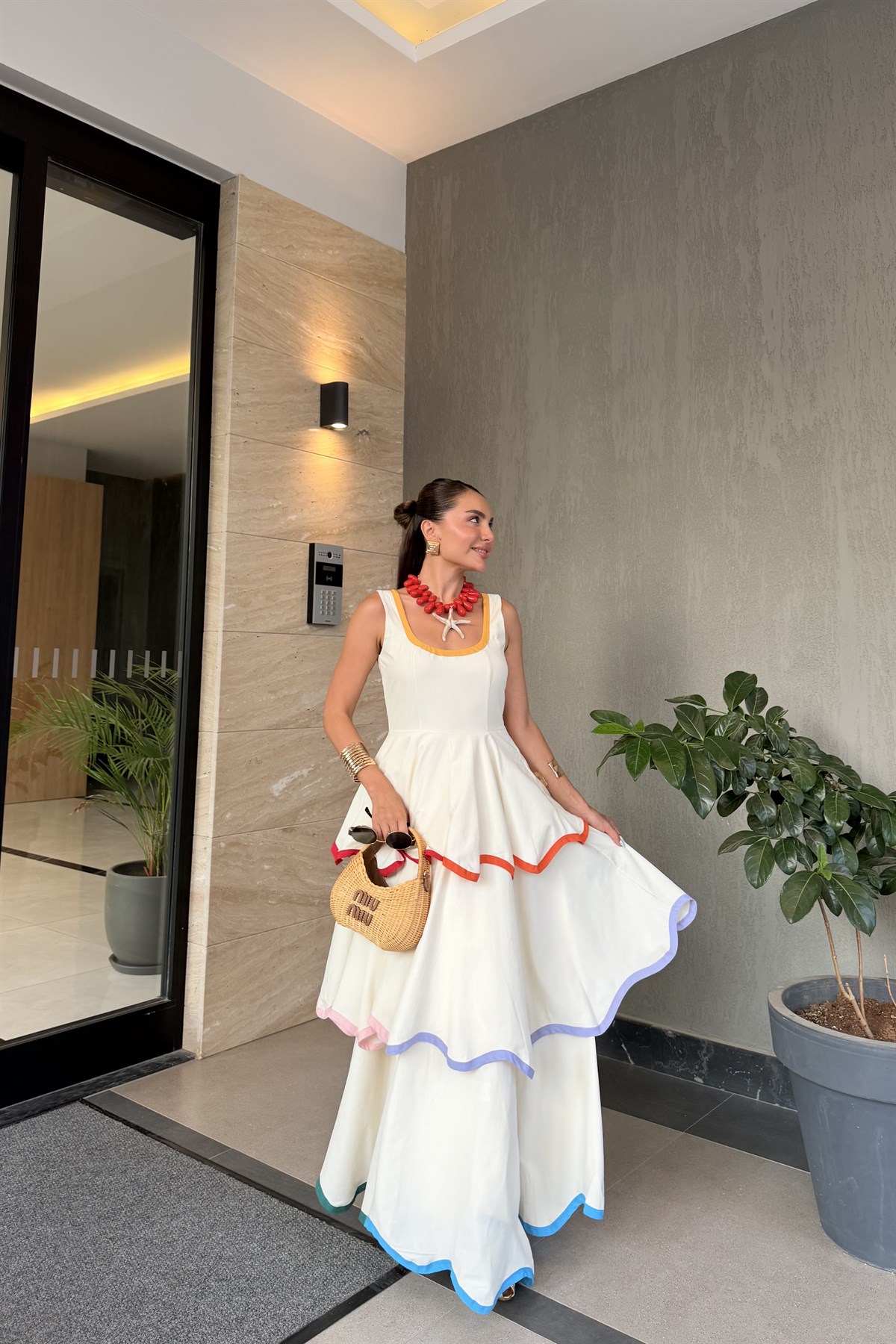 Positano Tasarım Premium  Kat Kat Elbise