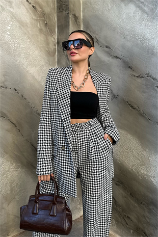 Pötikare tüvit blazer ceket