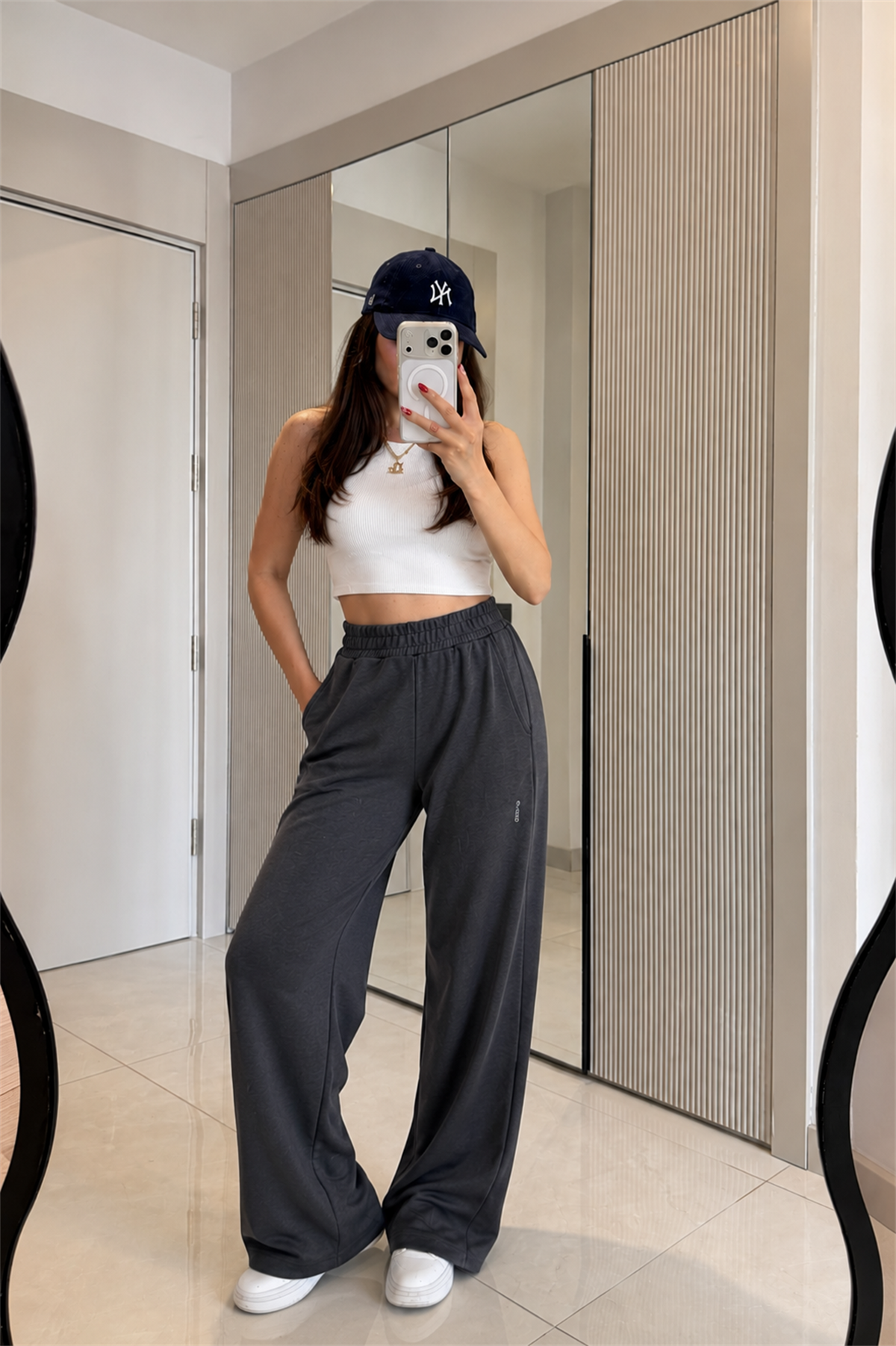 Preppy Antrasit Oys Modal Eşofman Altı