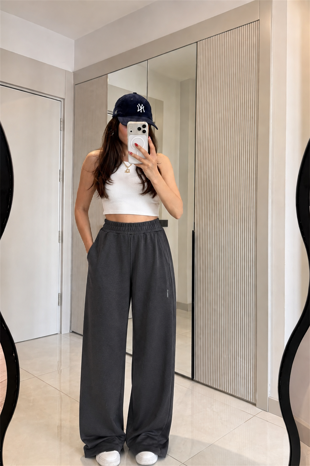 Preppy Antrasit Oys Modal Eşofman Altı