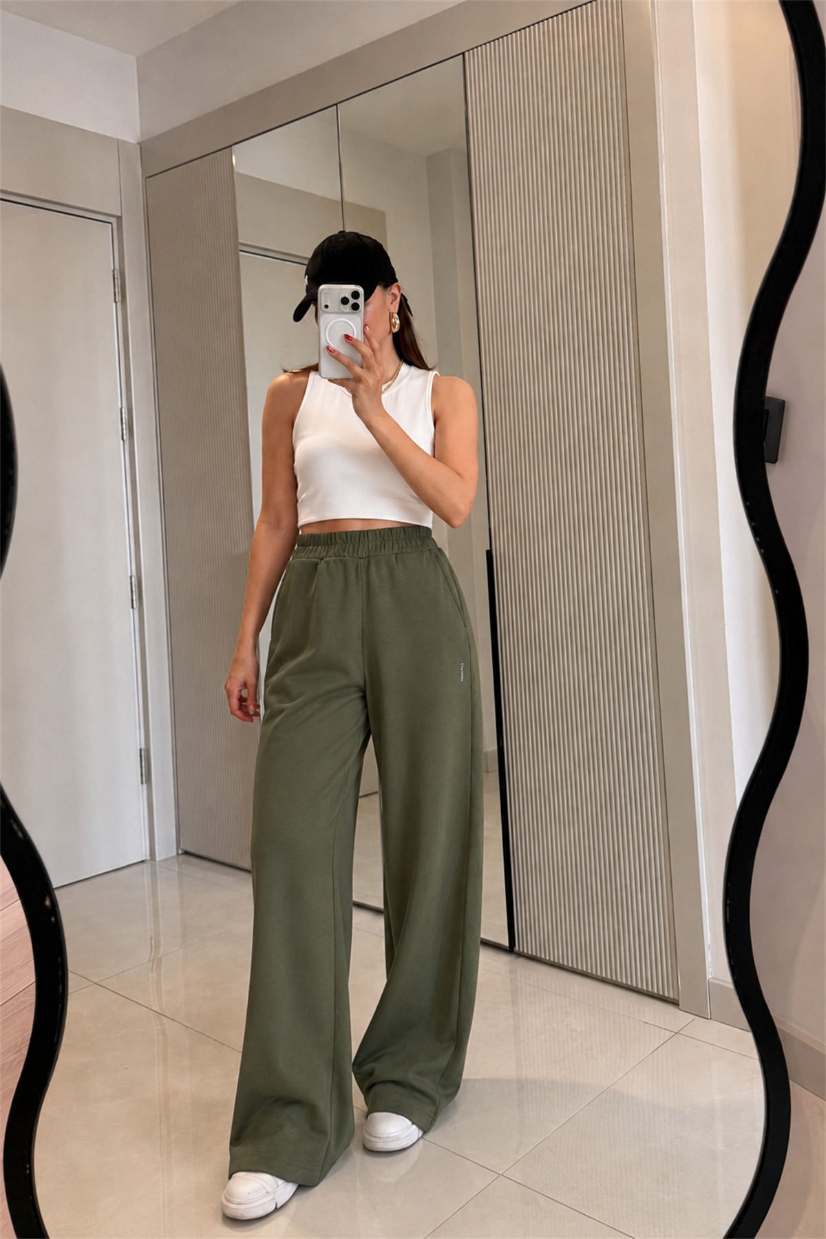 Preppy Haki Oys Modal Eşofman Altı