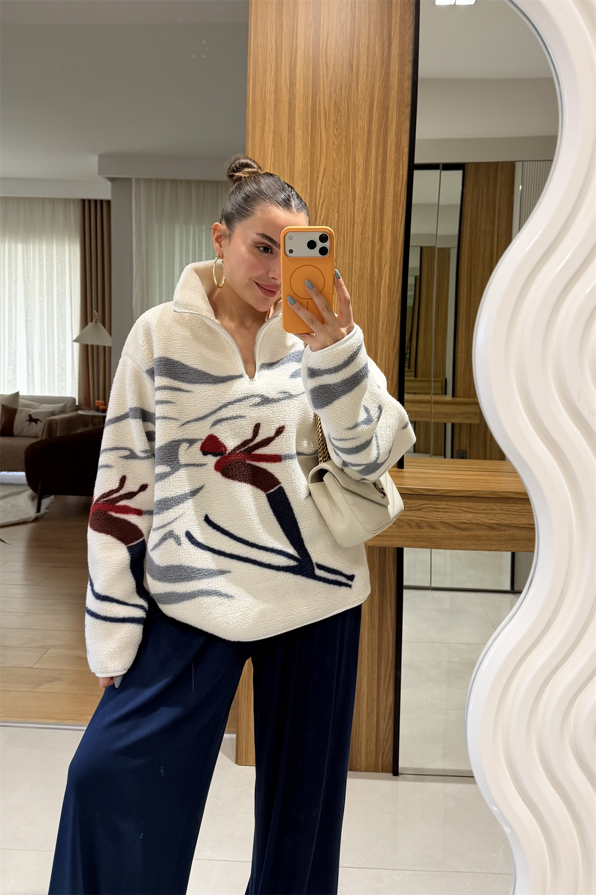 Presy Gri Teddy Kazak