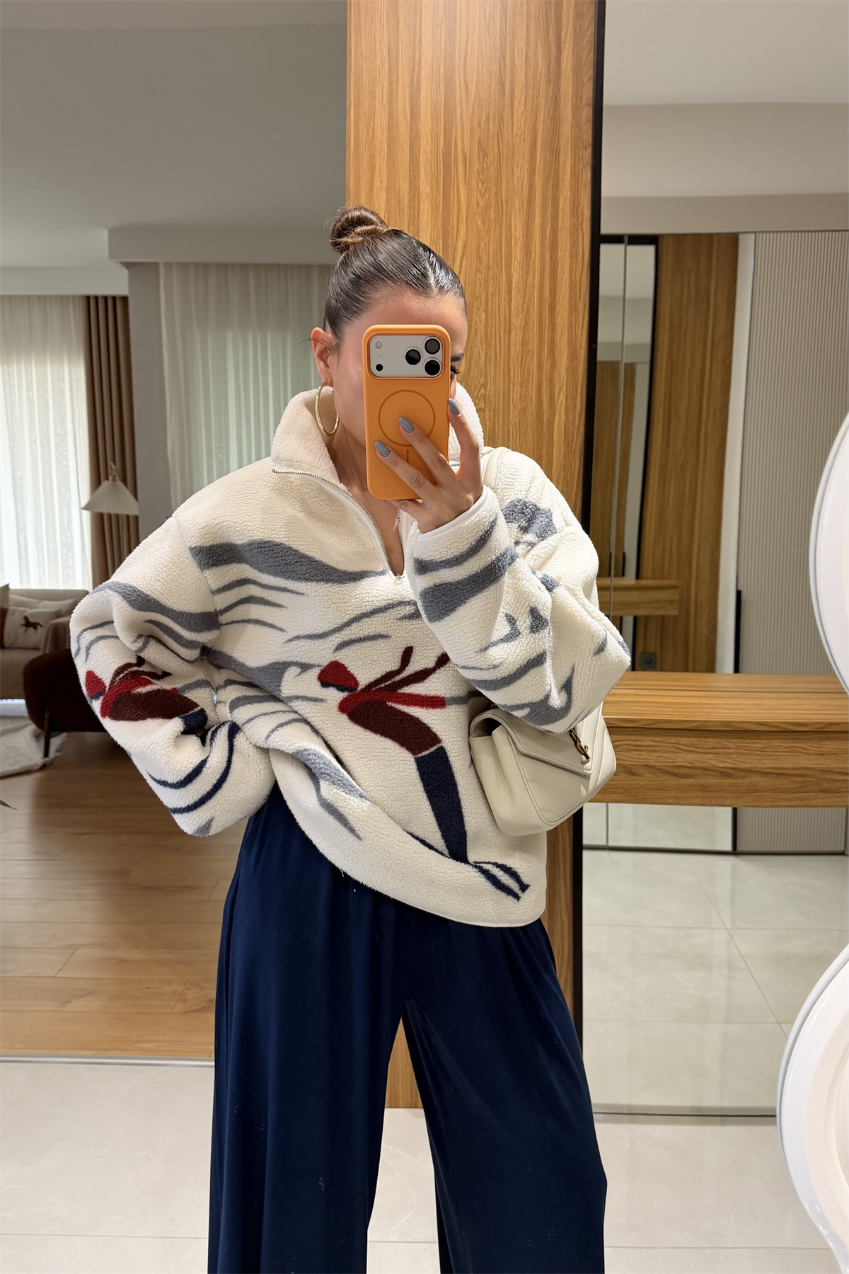 Presy Gri Teddy Kazak