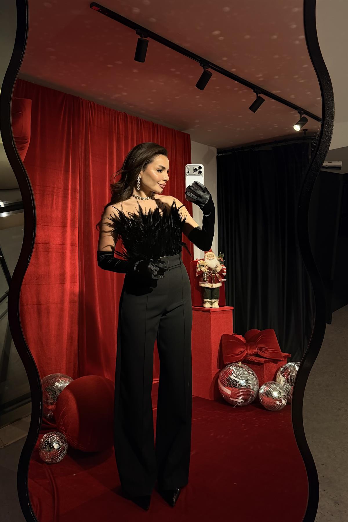 Quer Siyah Tüylü Tulum