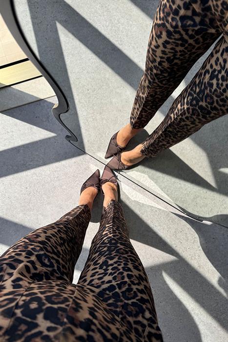 Reaga Leopar Mom Pantolon