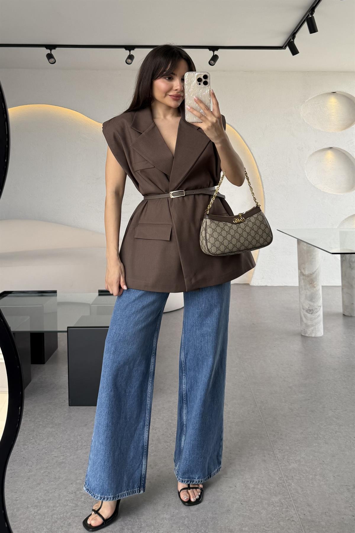 Rework Midblue Wide Leg Jean