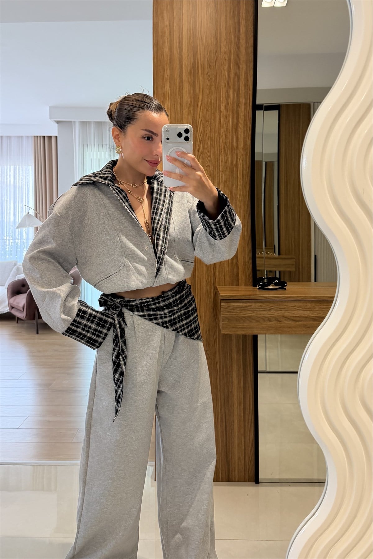 Reyes Ekose Garnili Sweat Ceket