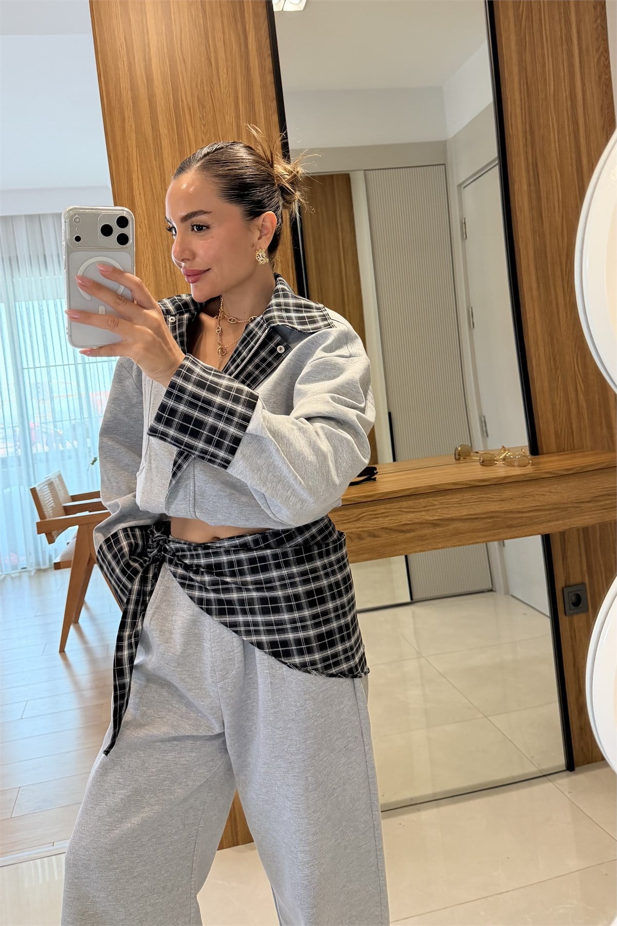 Reyes Ekose Garnili Sweat Ceket