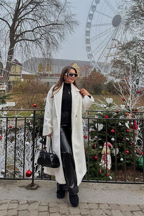 Rhin Yılan Derili Siyah Marka Deri Palazzo