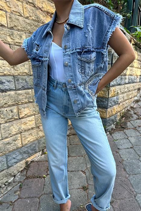 Rider lightblue mom fit