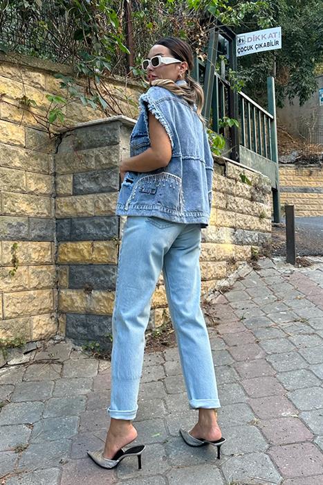 Rider lightblue mom fit