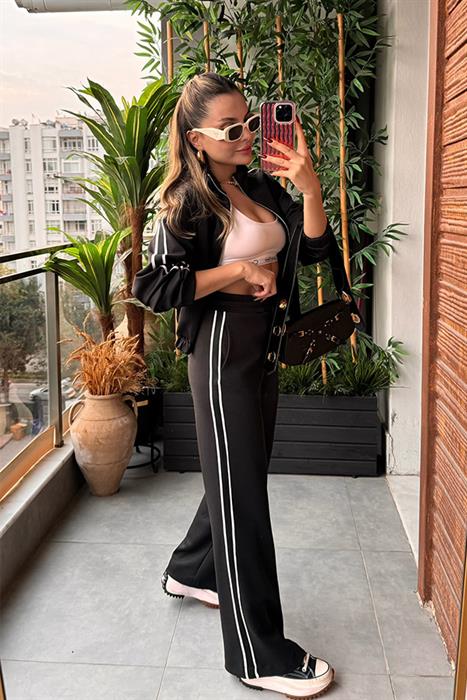 Rimini Beyaz Şeritli Eşofman Takım