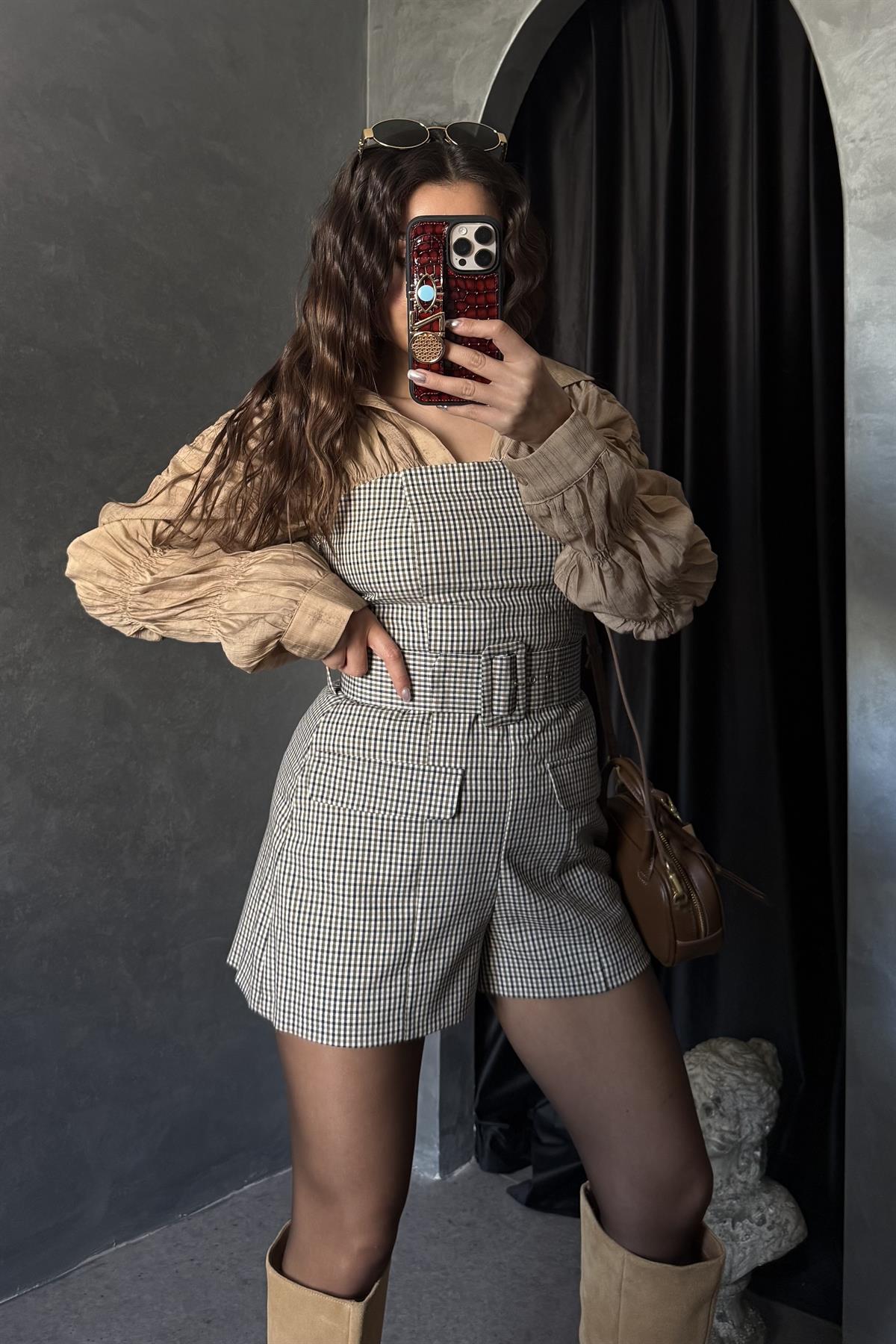 Rishi Ekose Kemerli Straplez Tulum 