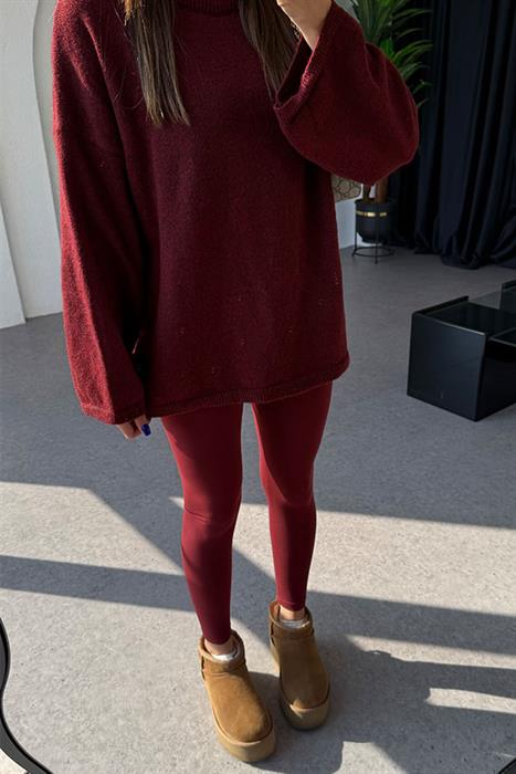 Roma Bordo Orjinal Marka Akıllı Tayt